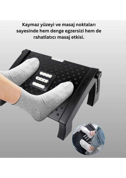 Masa Altı Ayak Dinlendirme Aparatı – Masajlı, Isıtmalı, Taşınabilir modelleri