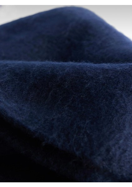 Lacivert Yumuşak Dokulu Puffy Atkı Şal modelleri