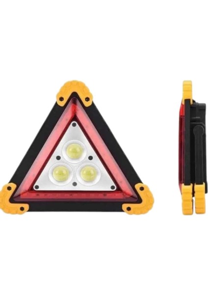 Reflektör Işıklı Ikaz Lambası Şarjlı Çok Fonksiyonlu Işıklı Üçgen Reflektör modelleri