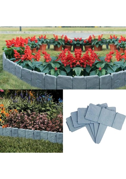 Taş Görünümlü Bahçe Çiti
