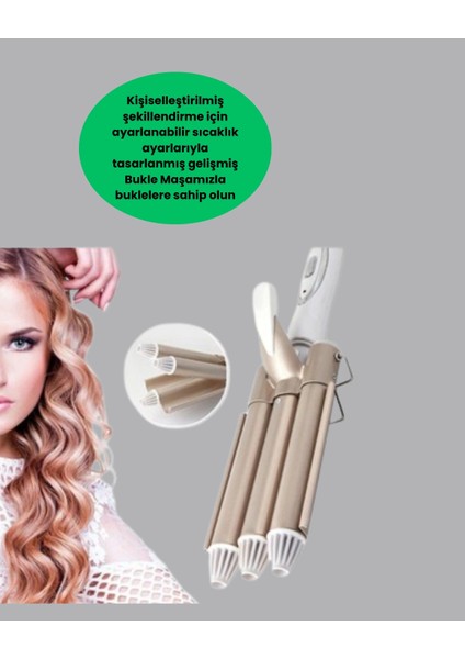 Bukle Saç Maşası – Kolay Kullanım, Sağlıklı Bukleler Yüksek Isılı modelleri