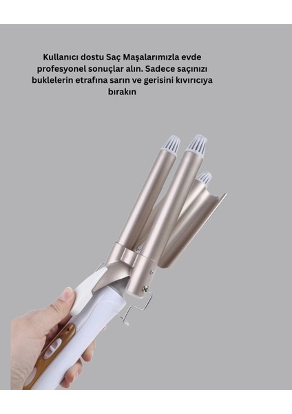 Bukle Saç Maşası – Kolay Kullanım, Sağlıklı Bukleler Yüksek Isılı indirimleri