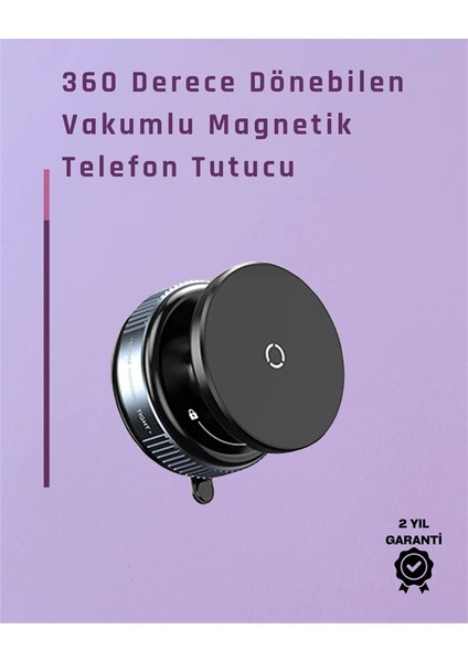 Çift Taraflı Vakum Emme Özellikli 4.7+ Inç Telefon Tutucu – Güvenli Sabitleme