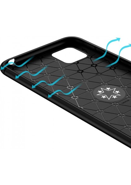 Huawei Y5P Kılıf Range Yüzüklü Silikon - Siyah-Kırmızı fırsatları