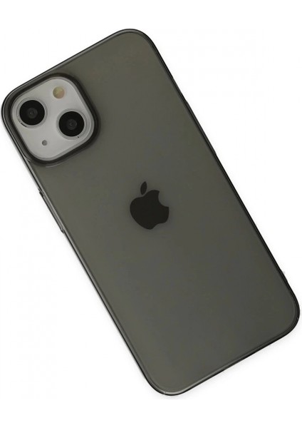 iPhone 14 Plus Kılıf Pc Sert Şeffaf Kapak - Siyah modelleri