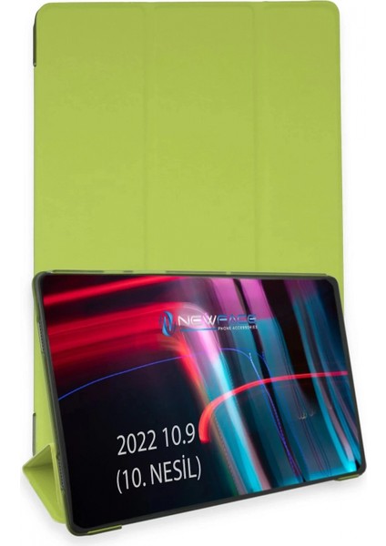 iPad 2022 10.9 (10.nesil) Kılıf Tablet Smart Kılıf - Açık Yeşil