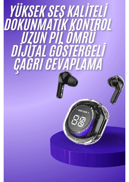 Yeni Nesil Bluetooth Kulaklık Dijital Göstergeli Gaming Dokunmatik 5.3 Kablosuz fiyatları