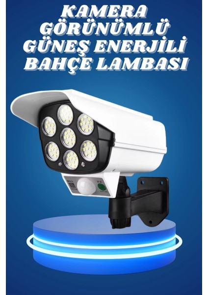 Bahçe Aydınlatması Hareket Sensörlü LED Aydınlatma Kamera Görünümlü