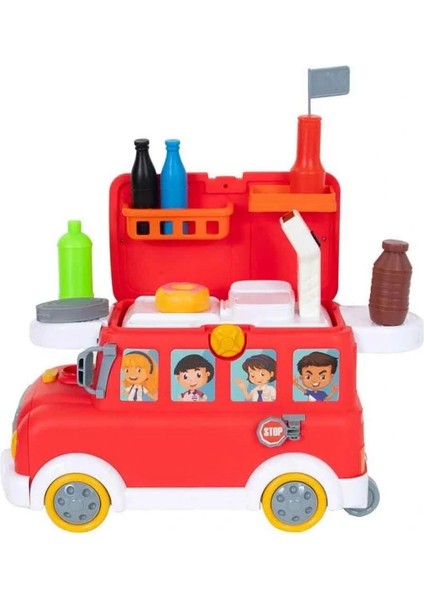 2in1 Sesli ve Işıklı Süpermarket Otobüsü Oyun Seti 28 Parça fiyatları