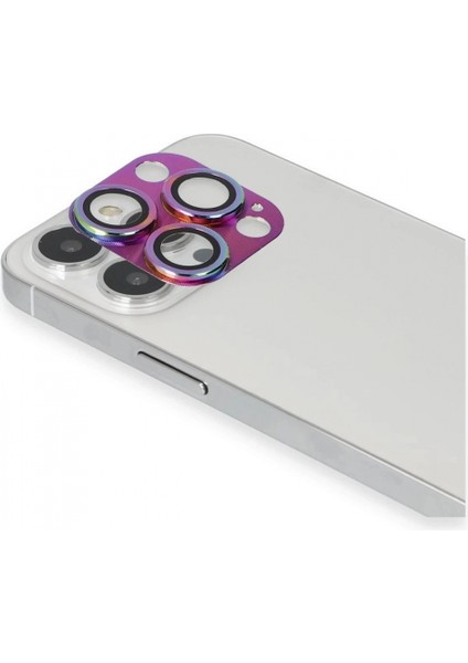 iPhone 13 Pro Max Pers Alüminyum Kamera Lens - Rainbow fiyatları
