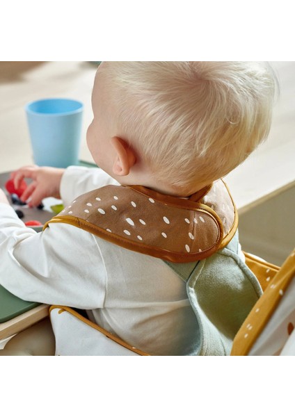 Guldvavare Mama Önlüğü Koyu Sarı Beyaz 2 Adet modelleri
