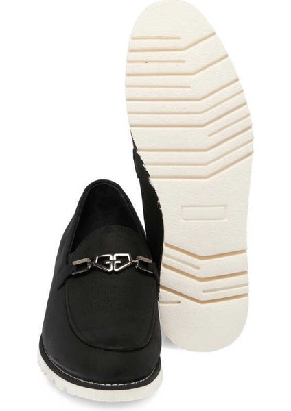 Siyah Hakiki Nubuk Deri Erkek Loafer - E24I1AY56783-A64