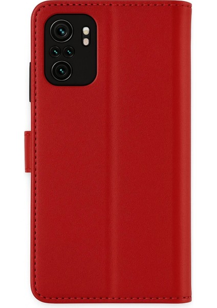Xiaomi Mi Note 10 Trend S Plus Kapaklı Kılıf - Kırmızı