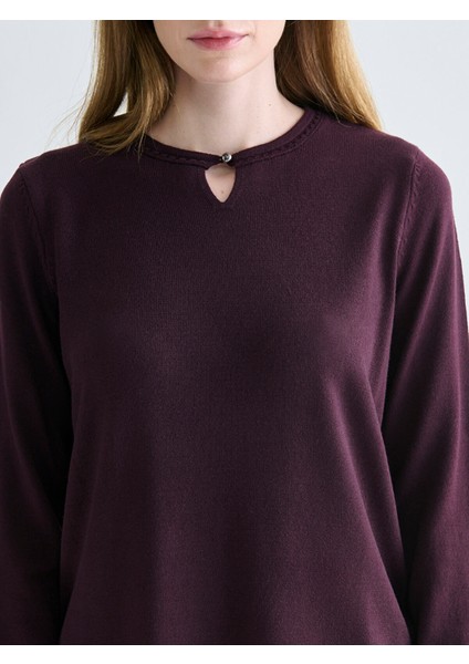 Yeni Sezon Bisiklet Yaka Kadın Triko Kazak modelleri