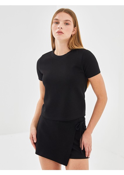 Yeni Sezon Dik Yaka Kadın Tişört