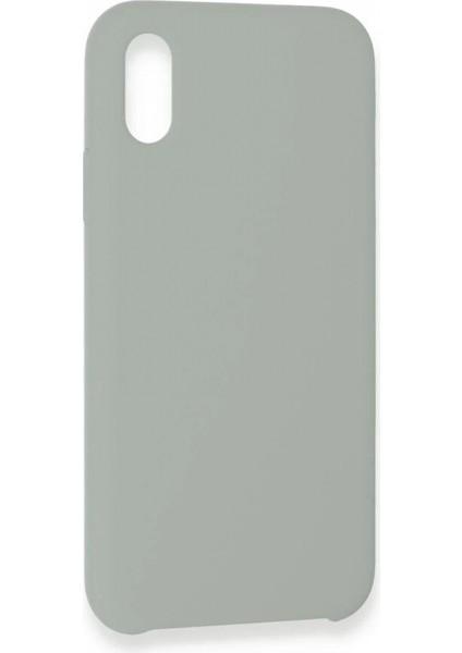 iPhone Xs Kılıf Lansman Legant Silikon - Açık Gri modelleri