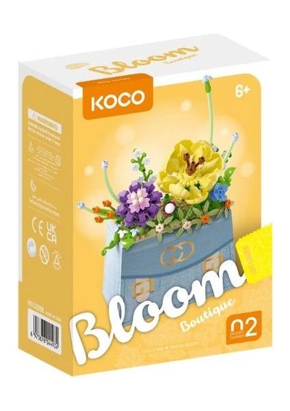 Sunman Koco NO.02098 Bloom Boutıque Çiçek Çanta LEGO Yapım Seti 223 Parça 6+