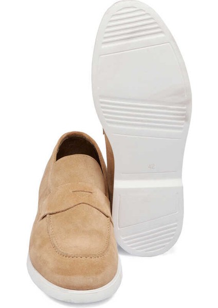 Kum Hakiki Süet Deri Erkek Loafer - E24I1AY56784-A84