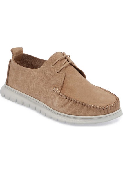 Kum Hakiki Nubuk Deri Erkek Casual Ayakkabı - E24I1AY56757-B21 indirimleri