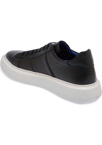 Siyah Hakiki Deri Erkek Sneaker - E24I1AY56809-A43 indirimleri
