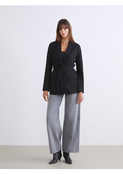 Yeni Sezon Beli Kuşaklı Kadın Blazer Ceket fiyatları
