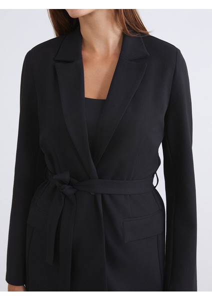Yeni Sezon Beli Kuşaklı Kadın Blazer Ceket modelleri