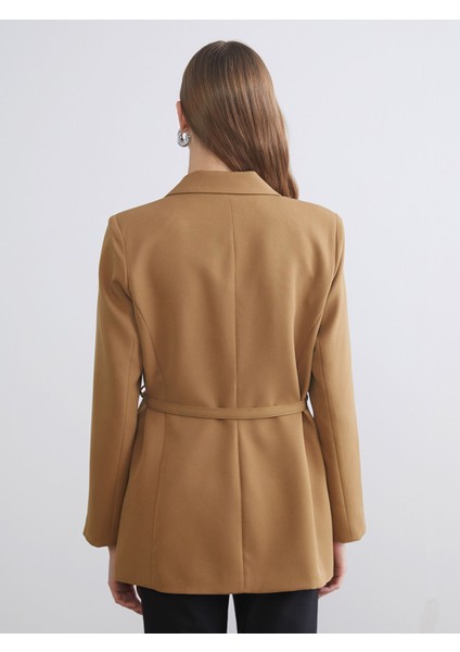 Yeni Sezon Beli Kemerli Kadın Blazer Ceket fırsatları