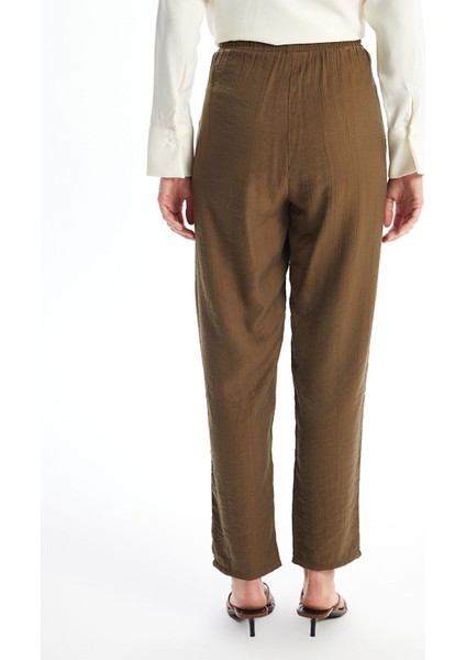 Yeni Sezon Beli Lastikli Rahat Kalıp Kadın Pantolon fırsatları