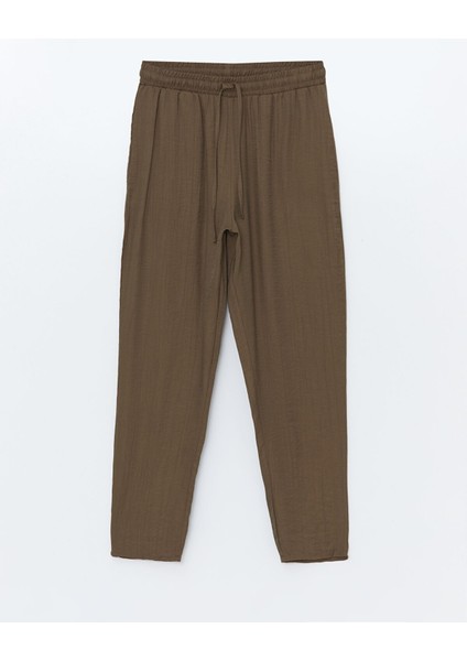 Yeni Sezon Beli Lastikli Rahat Kalıp Kadın Pantolon indirimleri