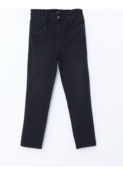 Yeni Sezon Beli Lastikli Slim Fit Kadın Jean Pantolon indirimleri