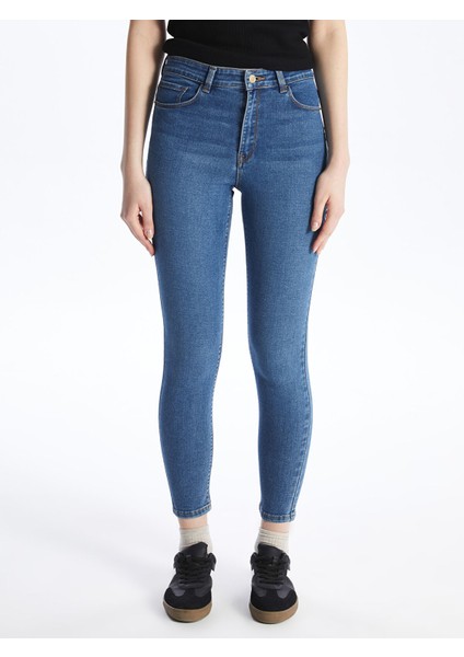 Yeni Sezon Jüpiter Süper Skinny Fit Kadın Jean Pantolon fırsatları