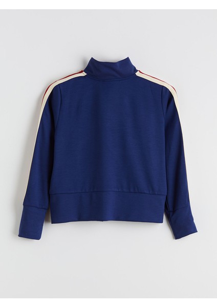 Yeni Sezon Dik Yaka Kadın Fermuarlı Sweatshirt fiyatları