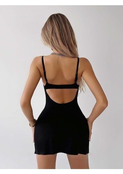 Siyah Fantezi Elbise 6671 fiyatları