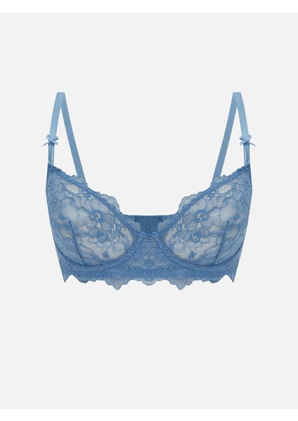 Yeni Sezon Balenli Dolgusuz Dantelli Fantezi Tişört Sütyen