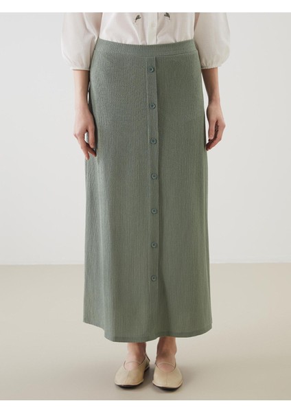 Yeni Sezon Beli Lastikli Dokulu A Kesim Kadın Etek fiyatları