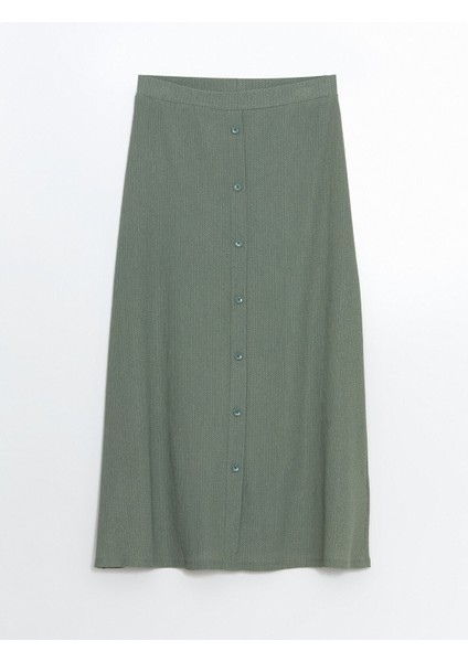 Yeni Sezon Beli Lastikli Dokulu A Kesim Kadın Etek indirimleri