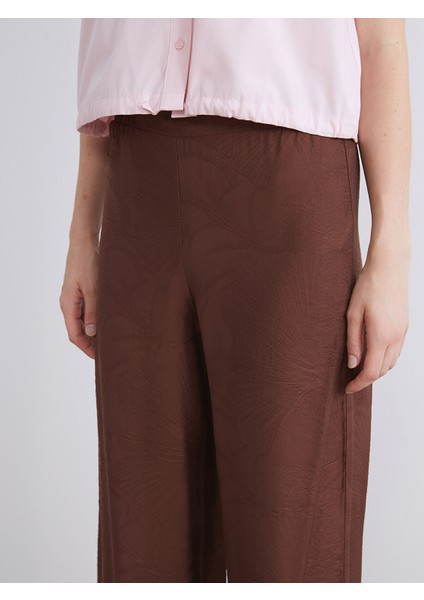 Yeni Sezon Beli Lastikli Geniş Paça Kadın Pantolon fırsatları