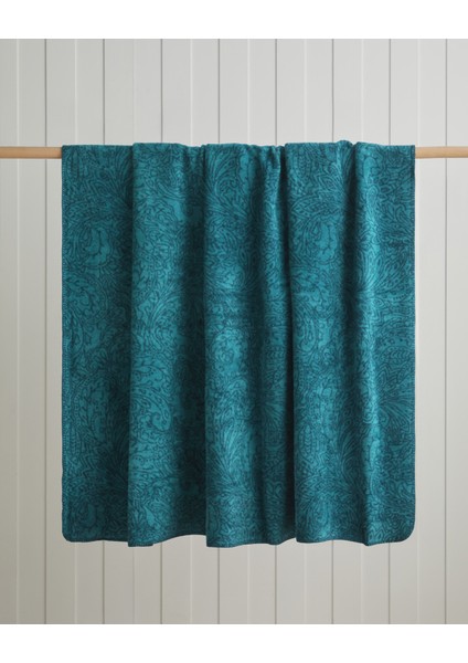 Paisley Dream Pamuklu Tek Kişilik Battaniye 150X200 cm Lacivert fiyatları