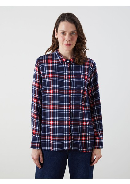 Yeni Sezon Ekose Kadın Gömlek