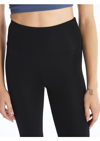 Yeni Sezon Kadın Beli Lastikli Ekstra Dar Fit Düz Tayt modelleri