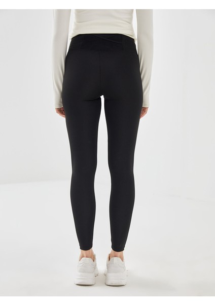 Yeni Sezon Beli Lastikli Düz Tayt fırsatları