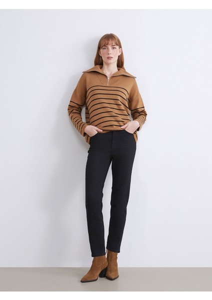 Yeni Sezon Slim Mom Kadın Jean Pantolon