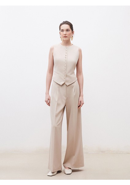 Yeni Sezon Bisiklet Yaka Krep Kadın Klasik Yelek fiyatları