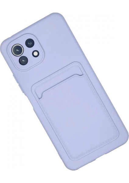 Xiaomi Mi 11 Lite Kılıf Kelvin Kartvizitli Silikon - Lila fiyatları