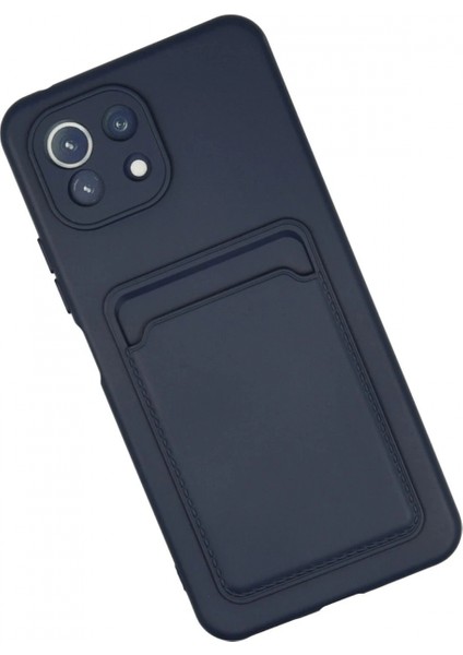 Xiaomi Mi 11 Kılıf Kelvin Kartvizitli Silikon - Lacivert fiyatları