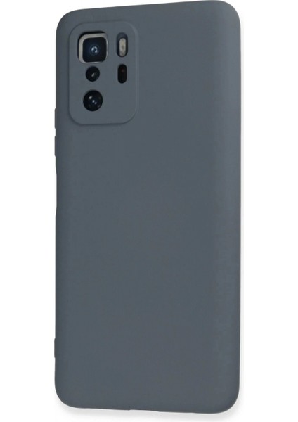 Xiaomi Poco X3 Gt Kılıf Nano Içi Kadife Silikon - Gri modelleri