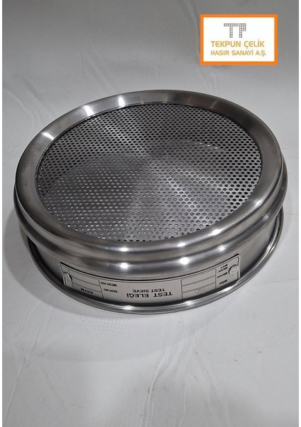 Paslanmaz Analiz Elek Yuvarlak Delik ÇAP:20MM DELİK:5,00MM(5,000 Mikron) fiyatları