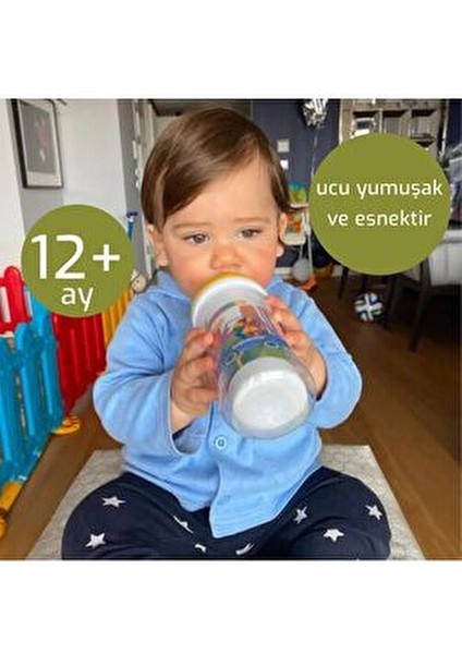 Isı Yalıtımlı Pipetli Alıştırma Bardağı 1 Adet Plastik Malzeme ile Çocuklar İçin fiyatları