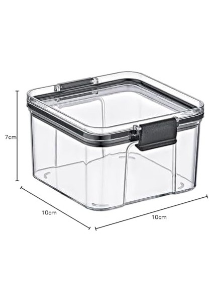 Akrilik Kilitli Kare Saklama Kabı 500ML 3 Adet, 500ML 3&apos;lü Kilitli Saklama Kabı modelleri