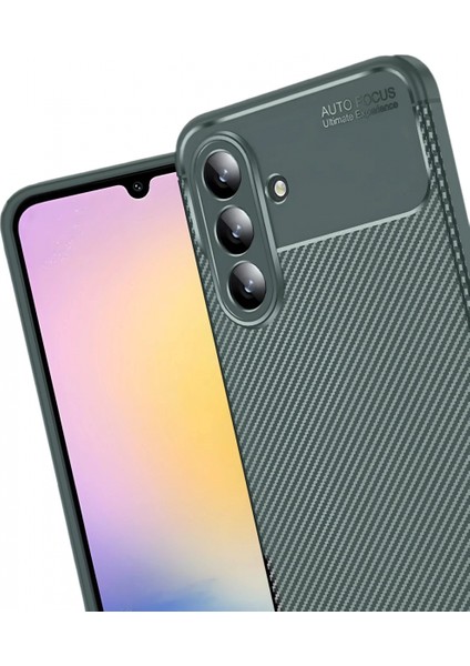 Samsung Galaxy A17 5g Auto Focus Karbon Kapak - Koyu Yeşil modelleri